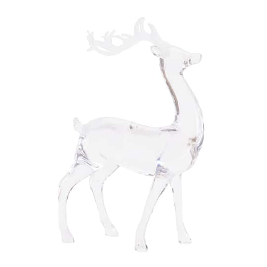 Melrose Clear Acrylic Deer Figurine Set